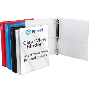 Standard Letter Size View Binders