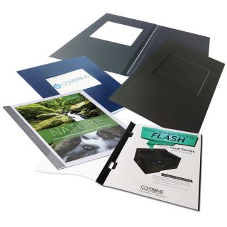 Aazon.co : Coverbind Clear Linen Wrap-Around Theral Binding Report