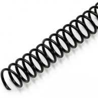5:1 Black 36" Spiral Plastic Coils Image 1