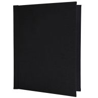 8.5" x 11.75" Portrait Black Faux Leather Pinchbook Hard Cover Photo Books (5 Pack)