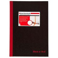 Black n Red 8-1/4" x 11-3/4" Ruled Hardcover Notebook - D66174 - Clearance Sale  (Discontinued)
