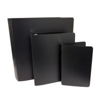 Black Letter Size Poly Binders (Case of 100)
