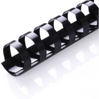 21 Ring Black Plastic Binding Combs | 1" Plastic Binder Spines