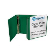 1-1/2" Half Size Forest Green View Binder [Box of 72] Image 1