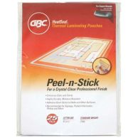GBC 3mil Peel-N-Stick Letter Laminating Pouches 25pk - 3747191 Image 1