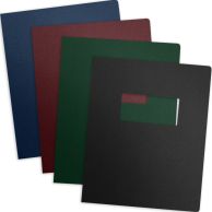 Best Selection of Linen Paper Report Covers with Windows
