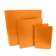 Orange Letter Size Poly Binders (Case of 100) Image 1