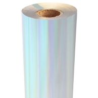 12" x 100' Rainbow Iridescent Clear-Underlay Laminating Toner Foil with 1/2" Core (1 Roll) #TP-146