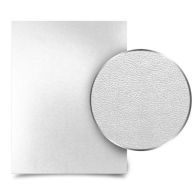 White 8.5" x 14" Regency Leatherette Vinyl Covers - 100pk Image 1