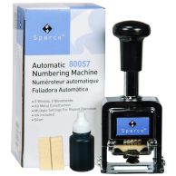 5 Wheel Automatic Number Stamp Kit with Ink