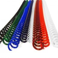4:1 Pitch Spiral Plastic Coil 36" Long [10 mm (3/8"), Clear](100/Box) Item#344110CLEA Image 1