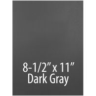 206 Composition Cover [No Window, Square Corner, Dark Gray, Unpunched, 8-1/2" X 11"] 100 /Pack (Discontinued)