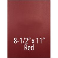 206 Composition Cover [No Window, Square Corner, Red, Unpunched, 8-1/2" X 11"] 100 /Pack (Discontinued)