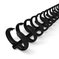 GBC Black 5/8" ZipBind Binding Spines 50pk - 15007 Image 1