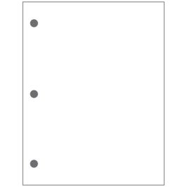3-Hole Pre-Punched 11 x 8.5 Paper 28 lb. – Binding101