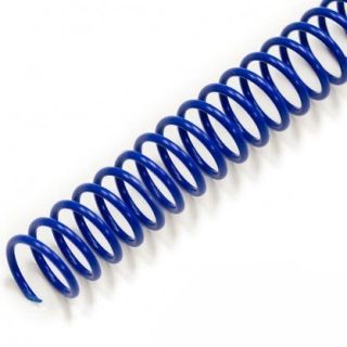 4:1 Blue 12" Spiral Plastic Coils Image 1