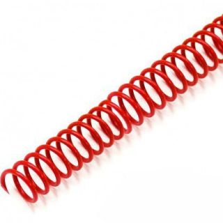 5:1 Red  36" Spiral Plastic Coils Image 1