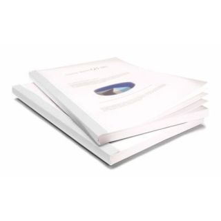 Coverbind White Clear Linen Thermal Binding Covers (Price per Box)