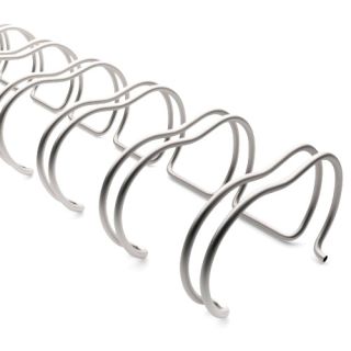 Silver 2:1 Wire-O Twin-Loop Binding Spines (Box of 100) 