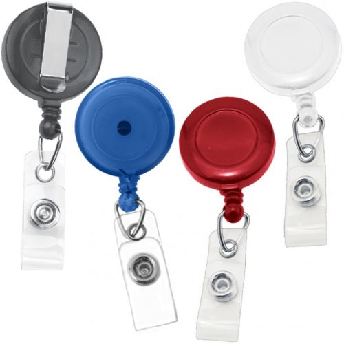 Buy Round Badge Reels + Retractable ID Badge Reels Online