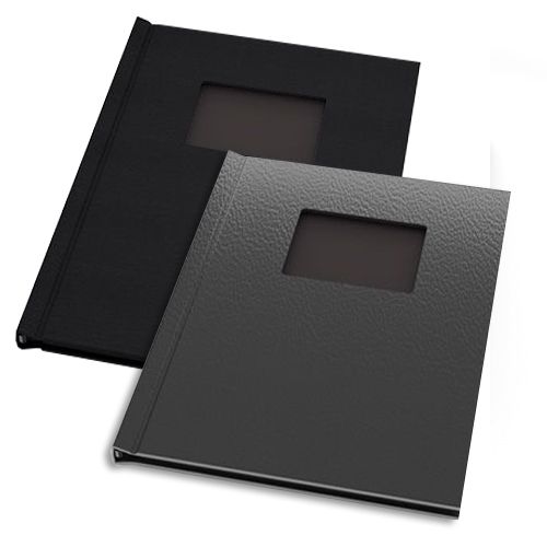 Custom Linen Paper Report Covers - Foil Stamp, Print, Windows + More