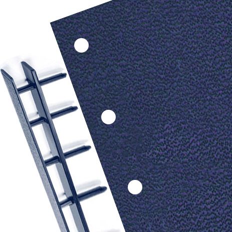 206 Composition Cover [No Window, Square Corner, Royal Blue, 11-hole, 8-1/2" X 11"] 100 /Pack