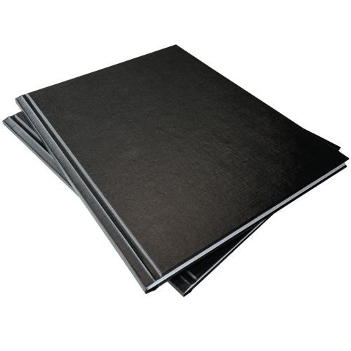 Coverbind Hardcover Thermal Binding Covers [Portrait, Black, 1/8", 11 x 8.5] 13 /Box