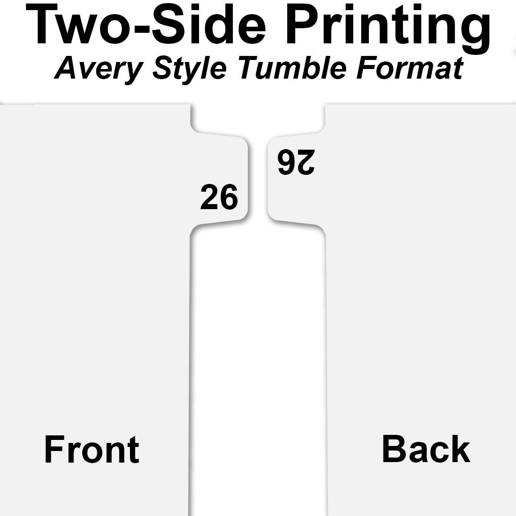 Avery Style Pre Printed Tab Individual Number "31" [Side, Individual Number, Uncollated, Letter] 25 /Bag