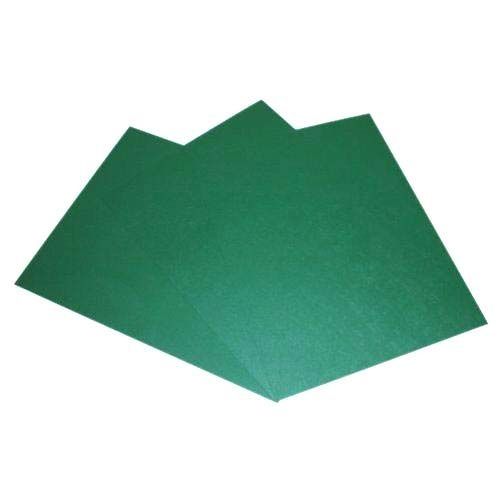 Polyethylene Covers Leather [16 Mil, Dark Green, Square Corner, 8-1/2" X 11"] 50 /Pack