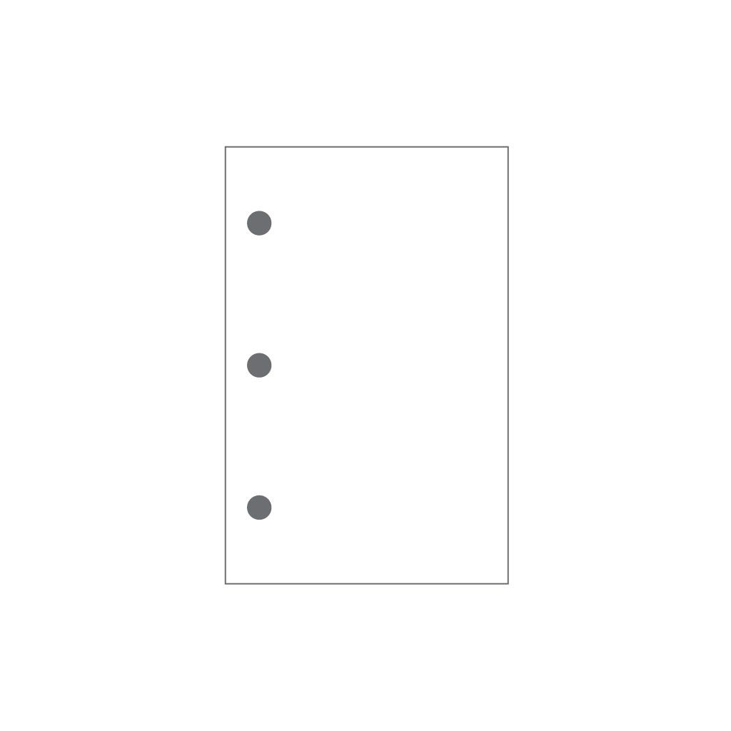 28# 3-Hole Punched Paper [4.25 Spacing, Letter Size] (1,250 Sheets)