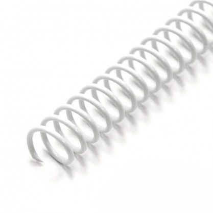 4:1 White 36" Spiral Plastic Coils Image 1