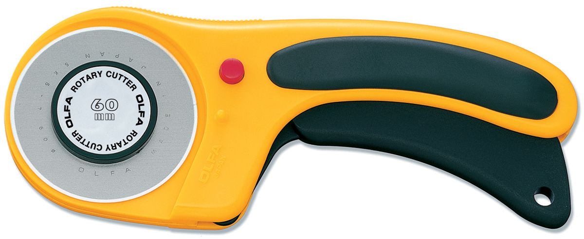 60mm Olfa Deluxe Hand Held Rotary Cutter for Mount Frames 1 /Each