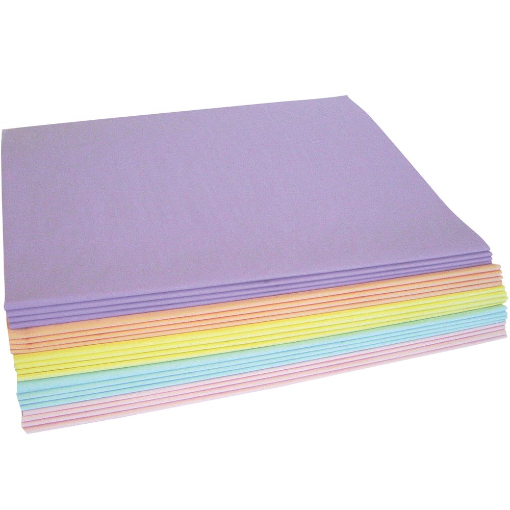 20 x 30 Pastel Tissue Paper Assortment Pack - 480 Sheets Per Case