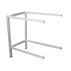 KeenCut Modular Bench Frames 3 Sided Base Addition -2' x 4' 1 /Each  (Discontinued)
