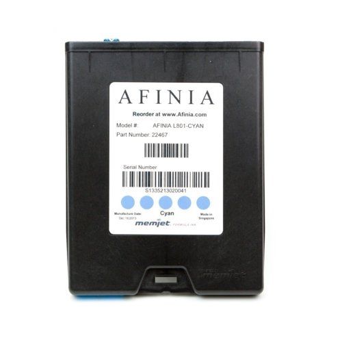Afinia L801 Cyan Memjet Ink Cartridge Image 1