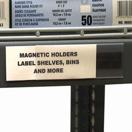 C-Line  2" x 6" Magnetic Shelf/Bin Label 10pk - Clearance Sale Image 1