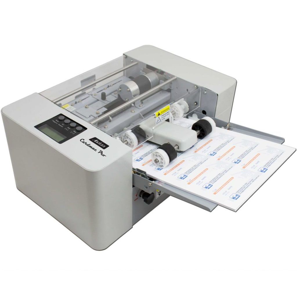 Card sales cutting machines