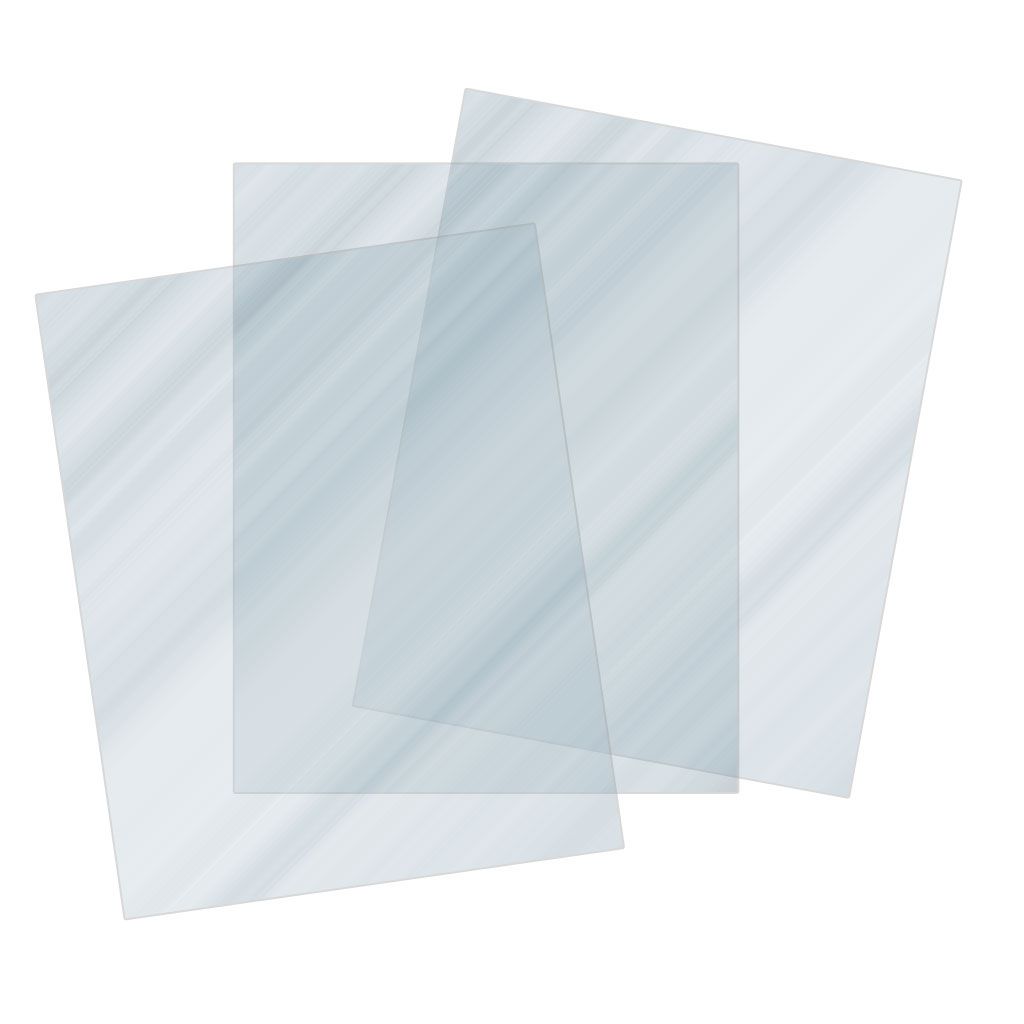 Heat Resistant Cover [7 Mil, Square Corner, No Tissue, Clear, 8-1/2" X 11"] 100 /Pack