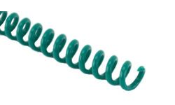 16mm (5/8") Dark Green Spiral Plastic Coils Image 1