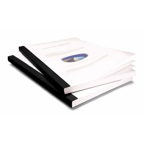 Buy Coverbind Black Clear Linen Thermal Binding Covers