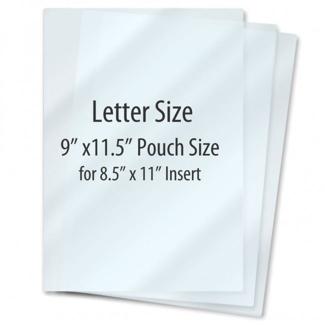 Large Laminating Pouches [3 Mil, Clear Gloss, 9" X 11.5"] 100 /Box