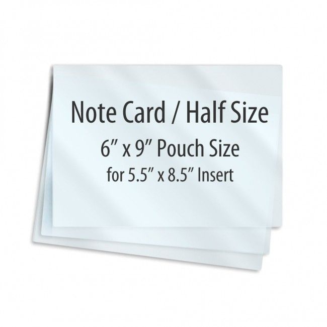 Large Laminating Pouches [3 Mil, Clear Gloss, 6" X 9"] 100 /Box