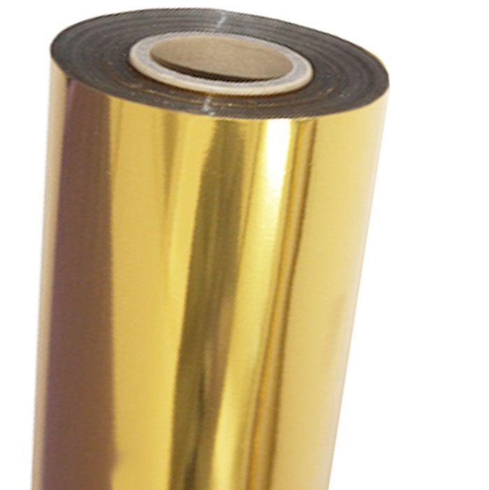Fusing Foil [Metallic, Light Gold, 12" X 500', 3" Core, R series] 1 /Roll