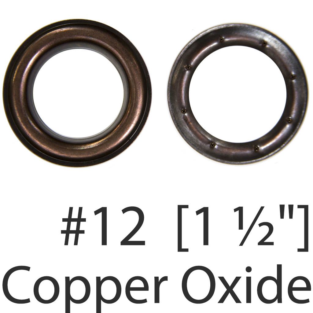 #12 Copper Oxide Grommets | 1 ½" Self-Piercing Grommets