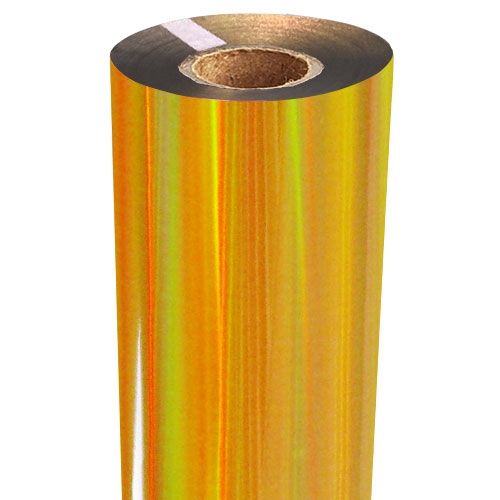 Gold Rainbow Iridescent Foil Fusing Rolls Image 1