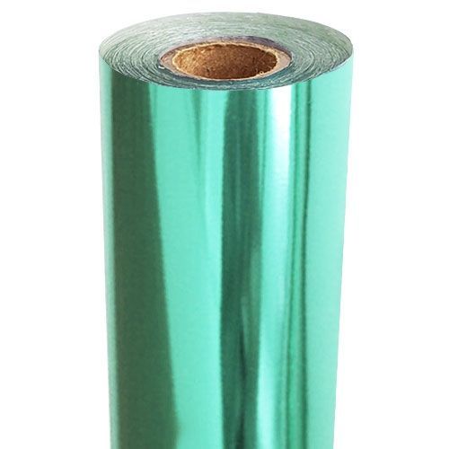 Fusing Foil [Metallic, Light Green, 12" x 500', 1" Core, L series] 2 /Roll