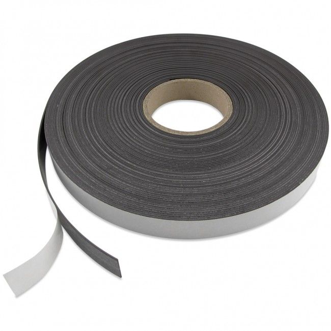 Flexible Magnetic Strips Indoor Craft Adhesive [1-1/2" x 100'] 1 /Roll