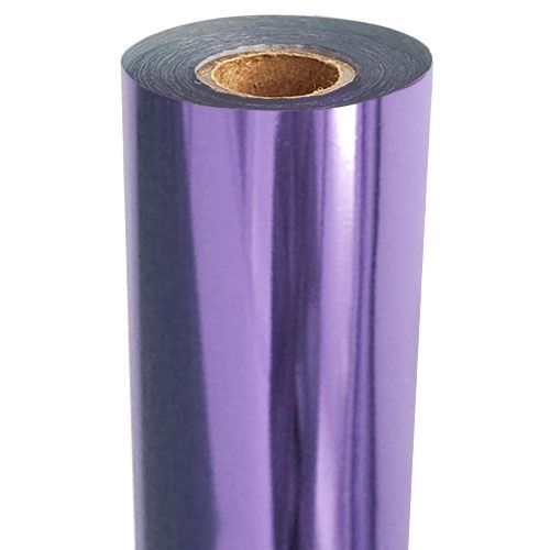 Fusing Foil [Metallic, Medium Purple, 8" X 100', 1/2" Core, L series] 1 /Roll