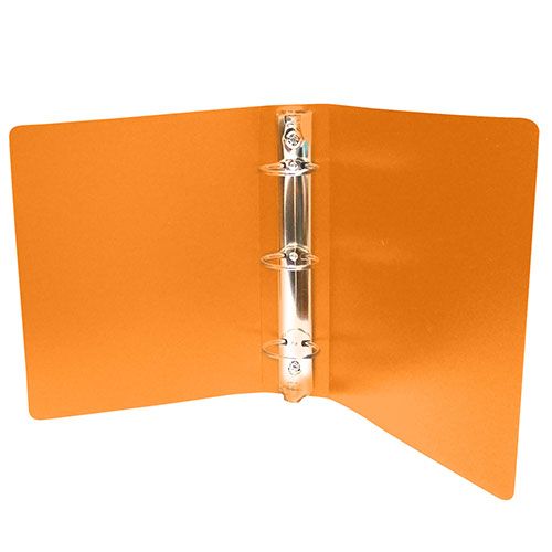 Orange Half Size Poly Binders (Case of 100)  Image 1