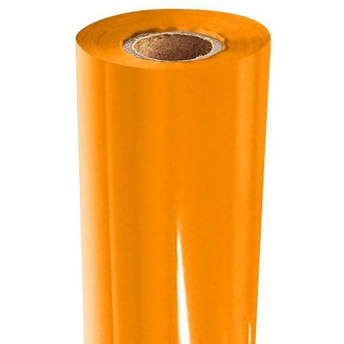 Fusing Foil [Gloss Pigment, Orange, 8" X 100', 1/2" Core, P series] 1 /Roll